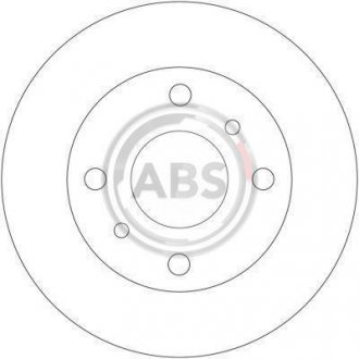 Тормозной диск перед. 200SX/Almera/G Series/Primera (88-21) A.B.S. 16063