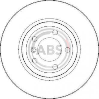 Гальмівний диск перед. E46/E85/E86 (99-08) A.B.S. 17025