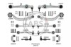 К-кт рычагов пер подвески Audi A6/Superb/Passat B5 (с тонким пальцем) 219902