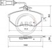 Тормозные колодки перед. Caddy II >9.96/Passat B4/Audi 80 36791