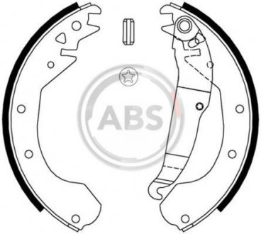 Колодки гальмівні задн. Astra/Combo/Corsa/Kadett (81-03) A.B.S. 8807