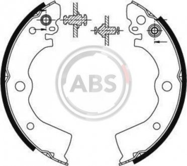 Колодки тормозные задн. Almera/100NX/Sunny 90-00 A.B.S. 8913