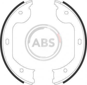 Колодки гальмівні задн. X F86/X F16/X F85/X F15/F07/F02/F01/X E72/X E71/X E70/F04/E63/X E83/E61 98- A.B.S. 9109