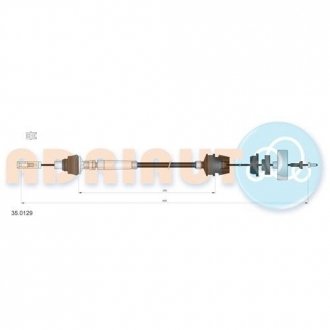 Трос сцепления ADRIAUTO 35.0129 (фото 1)