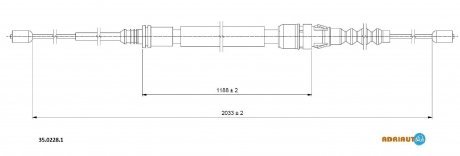 Тросик ADRIAUTO 3502281