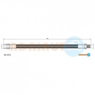 Шланг тормозной гидравлический ADRIAUTO 55.1213
