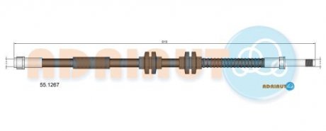 Тормозной шланг VW T5 пер. ADRIAUTO 55.1267