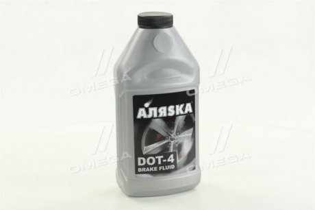 Жидкость торм. DOT4 (серебро) 390г АЛЯSКА 5437