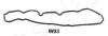 Прокладка клапанної кришки гумова 47-0W-W03