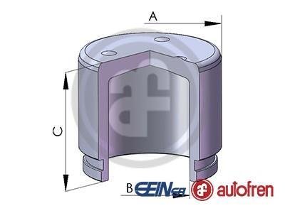 Елементи гальмівного супорта AUTOFREN D0 25123