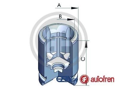 Поршенек суппорта зад SX4/SWIFT/CIVIC/ACCORD (34х47,25мм) 90-11 SEINSA AUTOFREN D025233