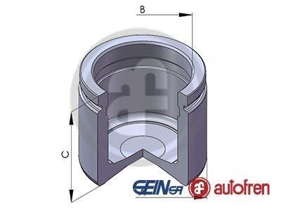 Поршенек суппорта перед SIERRA/SCORPIO (60х51,25мм) 85-94 SEINSA AUTOFREN D025312