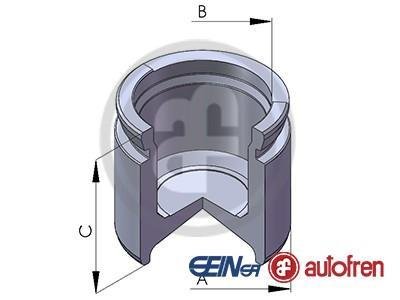 Поршенек суппорта Vectra A/Ascona/Corsa/Cadet 70-95 48*44,5mm SEINSA AUTOFREN D02562