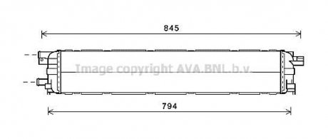 Радіатор, Система охолодження двигуна AVA COOLING AI2366