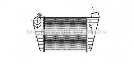 Интеркулер A3 1.8i / 1.9 TDi 09/96- (Ava) AVA COOLING AI4172