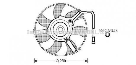 Вентилятор (комплект) AVA COOLING AI 7504 (фото 1)