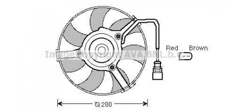 Вентилятор AVA COOLING AI 7516