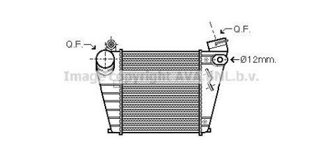 AVA VW Інтеркулер GOLF IV 1.9 00-, SKODA, AUDI, SEAT AVA COOLING AIA4200 (фото 1)