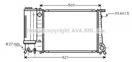 Радиатор AVA COOLING BW 2083 (фото 1)