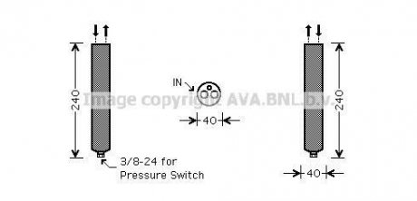 Осушитель кондиционера AVA AVA COOLING DND267