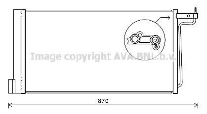 Радиатор кондиционера FORD (AVA) AVA COOLING FD5485D