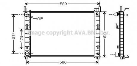 Радиатор AVA COOLING FDA 2324 (фото 1)