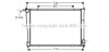 Радіатор, Система охолодження двигуна AVA COOLING HYA2148 (фото 1)