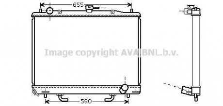 Радиатор AVA COOLING MT 2163