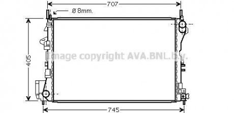 Радіатор AVA COOLING OL 2339