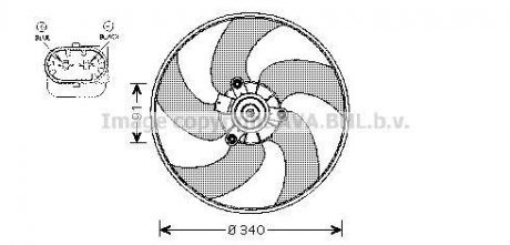 Вентилятор AVA COOLING PE 7522