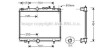 AVA CITROEN Радіатор сист. охолодження C5 1,8 00- AVA COOLING PEA2208 (фото 1)