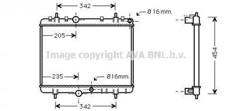 Радиатор AVA COOLING PEA 2249