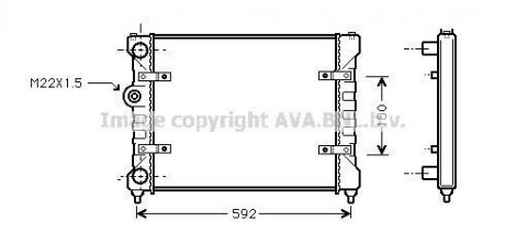 Радіатор AVA COOLING ST 2023