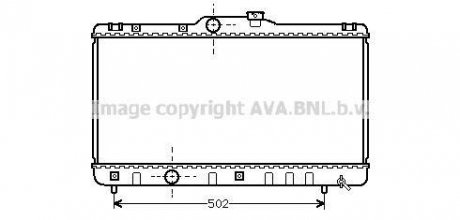 Радиатор AVA COOLING TOA 2147