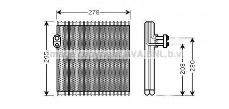 Испаритель кондиционера AVA COOLING TO V485