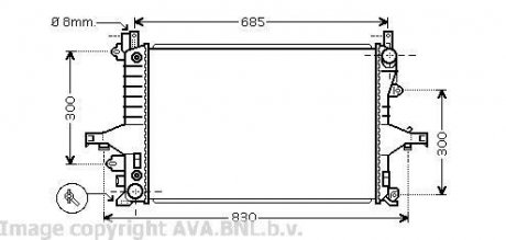 Радиатор AVA COOLING VO 2115