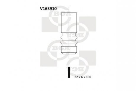 Впускной клапан BGA V163910