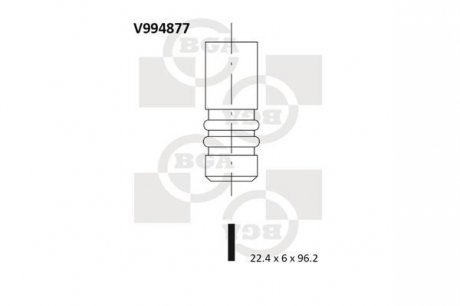 Клапан двигуна BGA V994877