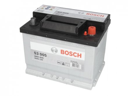 Акумуляторна батарея 56Ah/480A (242x175x190/+R/B13) BOSCH 0 092 S30 050