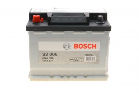 Акумуляторна батарея 56Ah/480A (242x175x190/+L/B13) BOSCH 0 092 S30 060