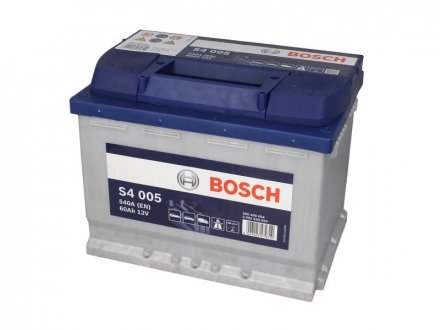 Акумулятор 60Ah/540A (242x175x190/+R/B13) BOSCH 0 092 S40 050 (фото 1)