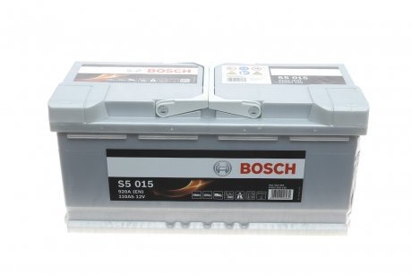 Аккумулятор 110Ah/920A (393x175x190/B13) S5 BOSCH 0 092 S50 150