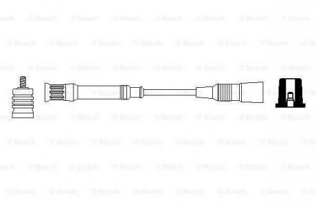 Автомобильный высоковольтный провод BOSCH 0356912898