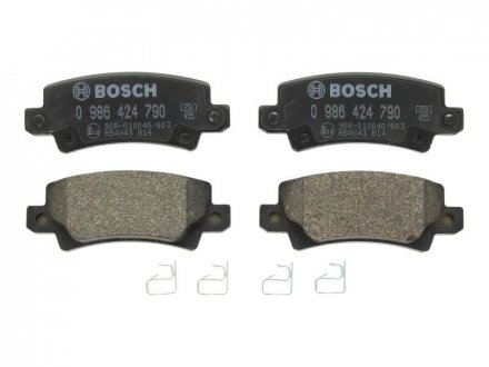 Комплект гальмівних колодок - дискові BOSCH 0986424790