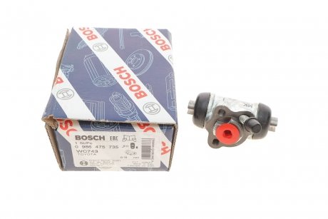 Цилиндр тормозной рабочий BOSCH 0986475735