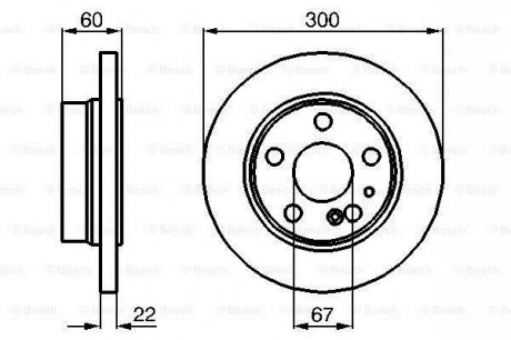 Гальмівний диск MB W140 W220 R BOSCH 0 986 478 566