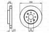 BOSCH Тормозной диск пер. Kia Rio 02-05 (254*24) 0986479231