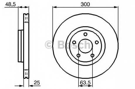 Тормозной диск BOSCH 0 986 479 C52