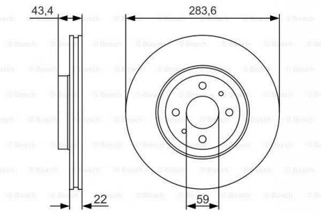 Тормозной диск ALFA ROMEO/CITROEN/FIAT/LANCIA/PEUGEOT \'\'F \'\'92>> PR2 BOSCH 0986479S01