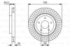 Гальмівний диск NISSAN Altima \'\'F \'\'2,5-3,5 \'\'06>> 0986479T99